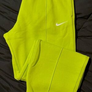 Nike Kids Neon Green Joggers
